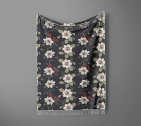شال مبل ریش دار sofa shawl 20