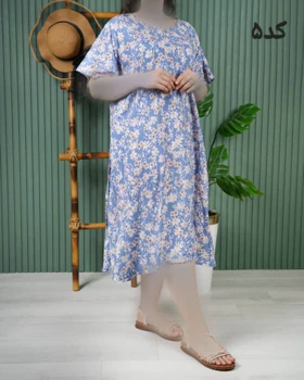 پیراهن نخی لامبادا O7466