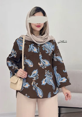شومیز لینن بته جقه