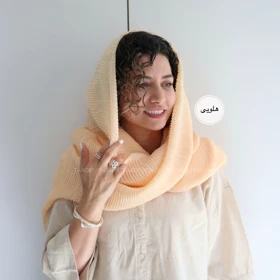 شال پلیسه لینن مدل آکا