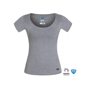 تیشرت نانو آنتی باکتریال ضدتعریق زنانه ملانژ