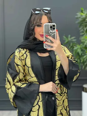 مانتو نازلی ترکیبی گل‌دار