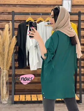 مانتو پانچ بغل دکمه بابوس