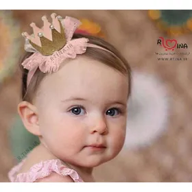 هدبند تاج دار بچه گانه اکلیلی
