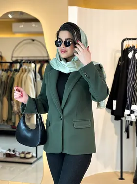 کت فوتر شلال دوزی سبز یشمی 120209