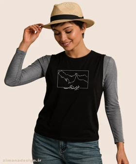 تاپ مردانه و زنانه اصیل ایرانی طرح خلیج فارس کد 1014