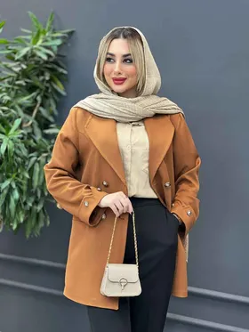 مانتو چهار دکمه آستین دو دکمه