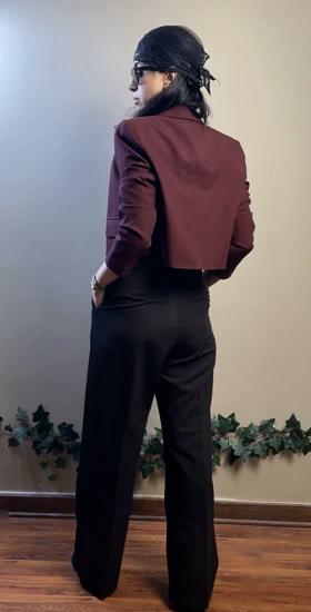 کت مجلسی زرشکی استرادیواریوس