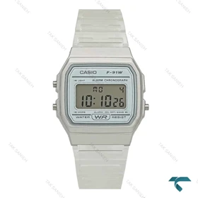ساعت کاسیو اصلی F-91W دیجیتالی شیشه ای Casio-7709-G