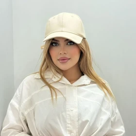 کلاه بیسبالی کتان وارداتی