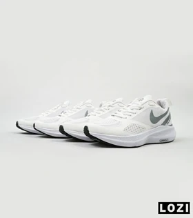 کفش کتانی مردانه و زنانه سفید خاکستری Nike guide 10