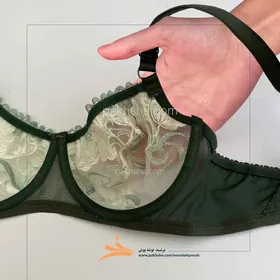 ست سبز فانتزی فنردار برند نوشه پوش