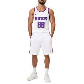 ست رکابی و شلوارک ورزشی مردانه کوئتا کینگز مدل PY-Nike-2A0651 سفید