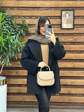 پالتو فوتر جلو ژیله دار