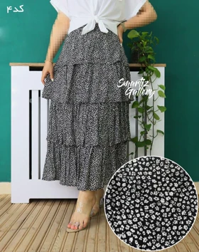 دامن چین‌دار طبقه‌ای