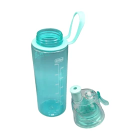 قمقمه ورزشی نیو بی مدل phil شفاف 0.6 لیتر اسپری دار