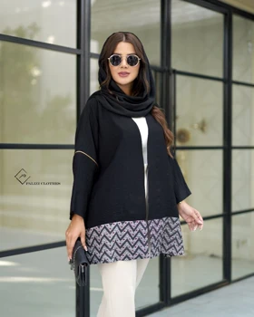 مانتو پانچ آستین مغزی