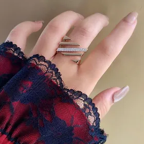 انگشتر خطی طرح طلا ژوپینگ کد 523