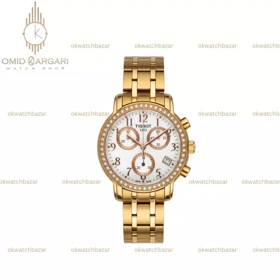 ساعت مچی تیسو کورنوگراف بند فلزی صفحه سفید Tissot 1853