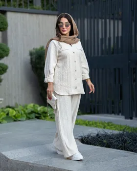 ست مانتو شلوار مدل آیلا کد 1453