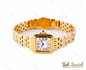 ساعت مچی کارتیه پنته زنانه طلایی اسمال Cartier-3222-L