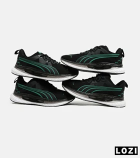 کفش کتانی ورزشی مردانه و زنانه مشکی سبز PUMA