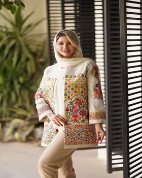 مانتو مدل مرغ آمین کد 2170