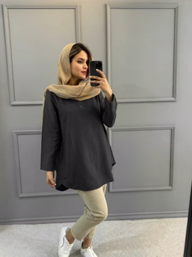 مانتو شومیزی بغل دکمه