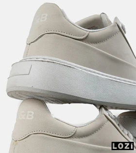 کفش اسنیکرزمردانه کرم PULL & BEAR