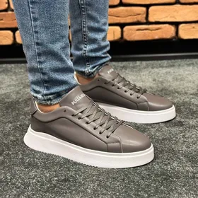 کفش مردانه مدل پلاس pull&bear رنگ طوسی تیره