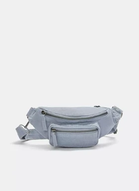 کیف کمری زنانه اورجینال پول اند بیر PULL & BEAR- خاکی و آبی