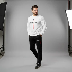 ست مردانه دورس و شلوار new york-چند رنگ