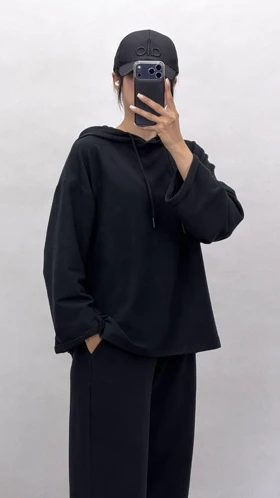 ست هودی و شلوار لاوندر