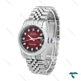ساعت رولکس مردانه استیل صفحه قرمز Rolex-6296-G