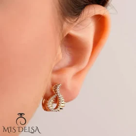 گوشواره طرح اسب دریایی ژوپینگ