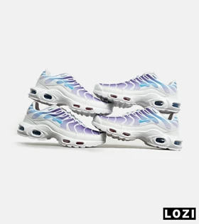 کفش کتانی مردانه و زنانه سفید بنفش آبی NIKE AirMax Plus TN Ultra