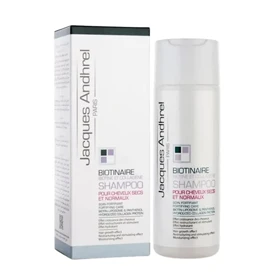 شامپو تقویت کننده بیوتین و کلاژن موهای خشک و معمولی ژاک آندرل پاریس 200 میل
