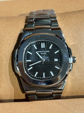 ساعت استیل زنانه طرح پتک فیلیپ نقره ای