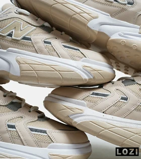 کفش کتانی مردانه و زنانه سفید کرم NEW BALANCE smith xvision v2 مدل 5616