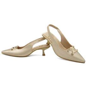 کفش مجلسی زنانه پاشنه‌دار 3 سانت مدل 400351 _ sandal valentino