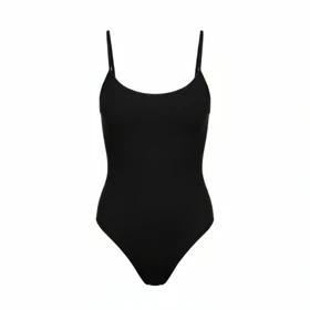 بادی نخی آستین بندی مشکی مه جامه