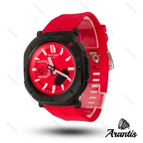 ساعت کاسیو پروترک protrek قرمز مشکی بند رابر مدل m-10261