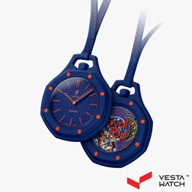 ساعت اودمار پیگه x سواچ AP X SWATCH کالکشن رویال پاپ مدل ORENJI HACHI