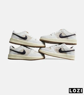کفش کتانی مردانه و زنانه کرم طوسی بنفش نایک NIKE SB Dunk