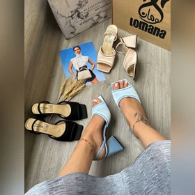 صندل پشت‌کش پاشنه 7 سانت _ 1401