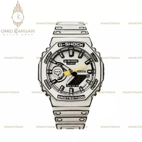 ساعت مچی کاسیو جی-شاک مانگا بند سفید Casio G-Shock 2100MNG