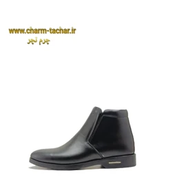 نیم بوت چلسی مردانه بغل زیپ چرم طبیعیsi934