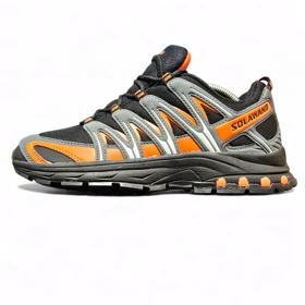 کفش طبیعت گردی سولاوند مشکی نارنجی