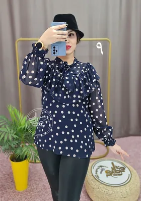 شومیز یقه چین 1