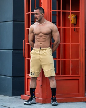 شلوارک بگ ورزشی JORDAN کرم